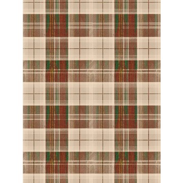 COUNTRYSIDE PLAID Leather 52x69cm WP30012