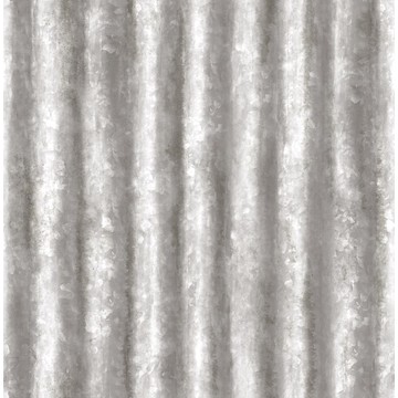 Kirkland Silver Corrugated Metal FD22336